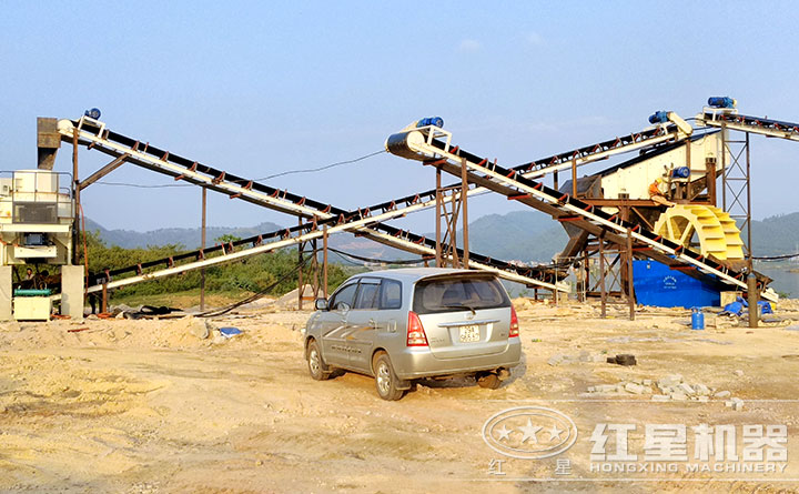 制砂機(jī)、洗砂機(jī)現(xiàn)場